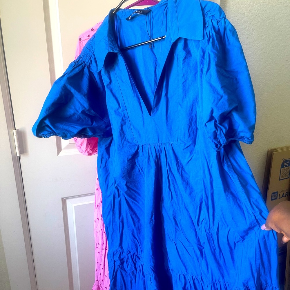 Zara poplin dress